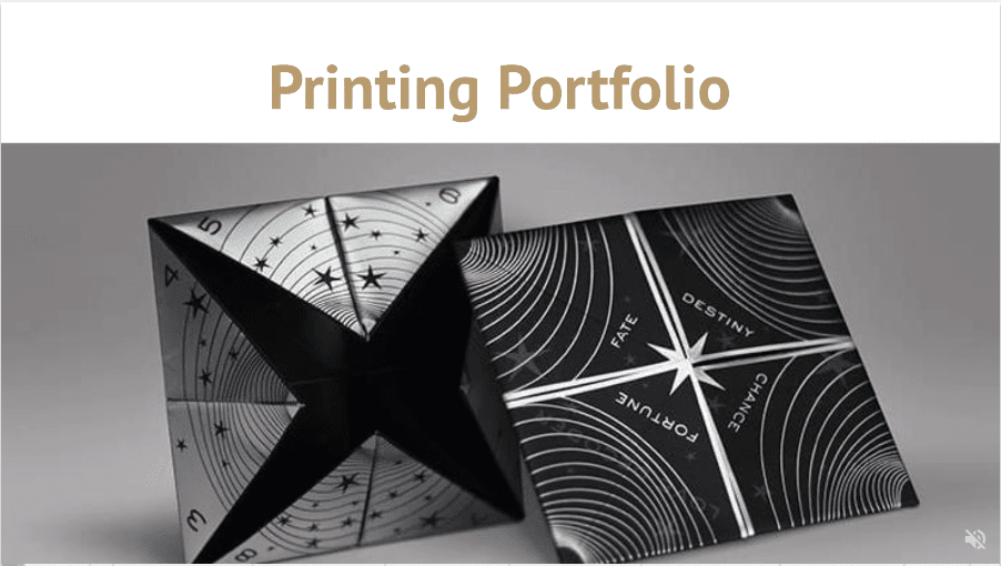 Printing Portfolio