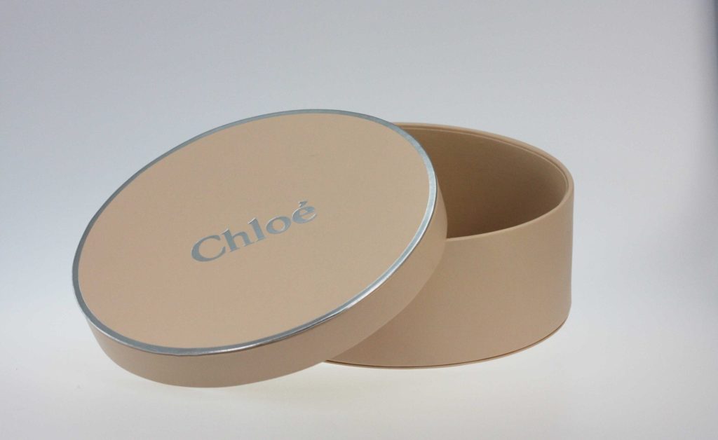 Chloe Beige Round Hat Box Packaging