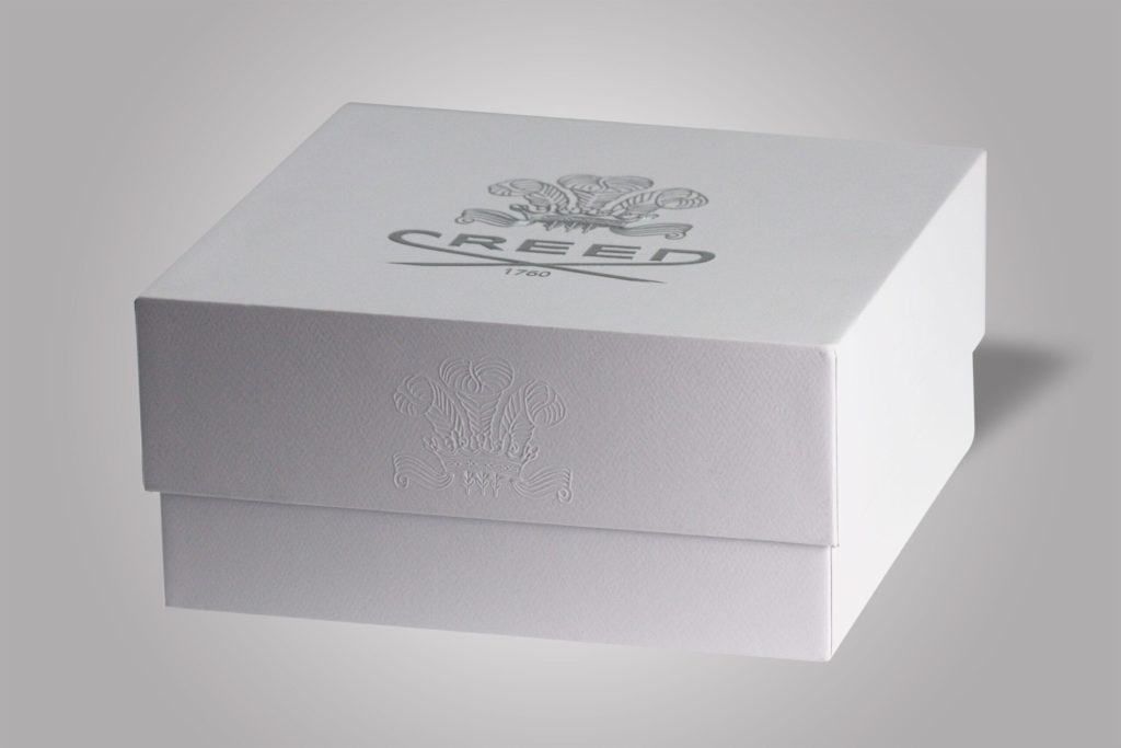 Creed Small White Box Packaging