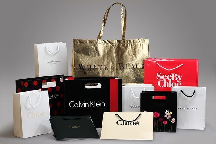 Group Shot of Retail Bags