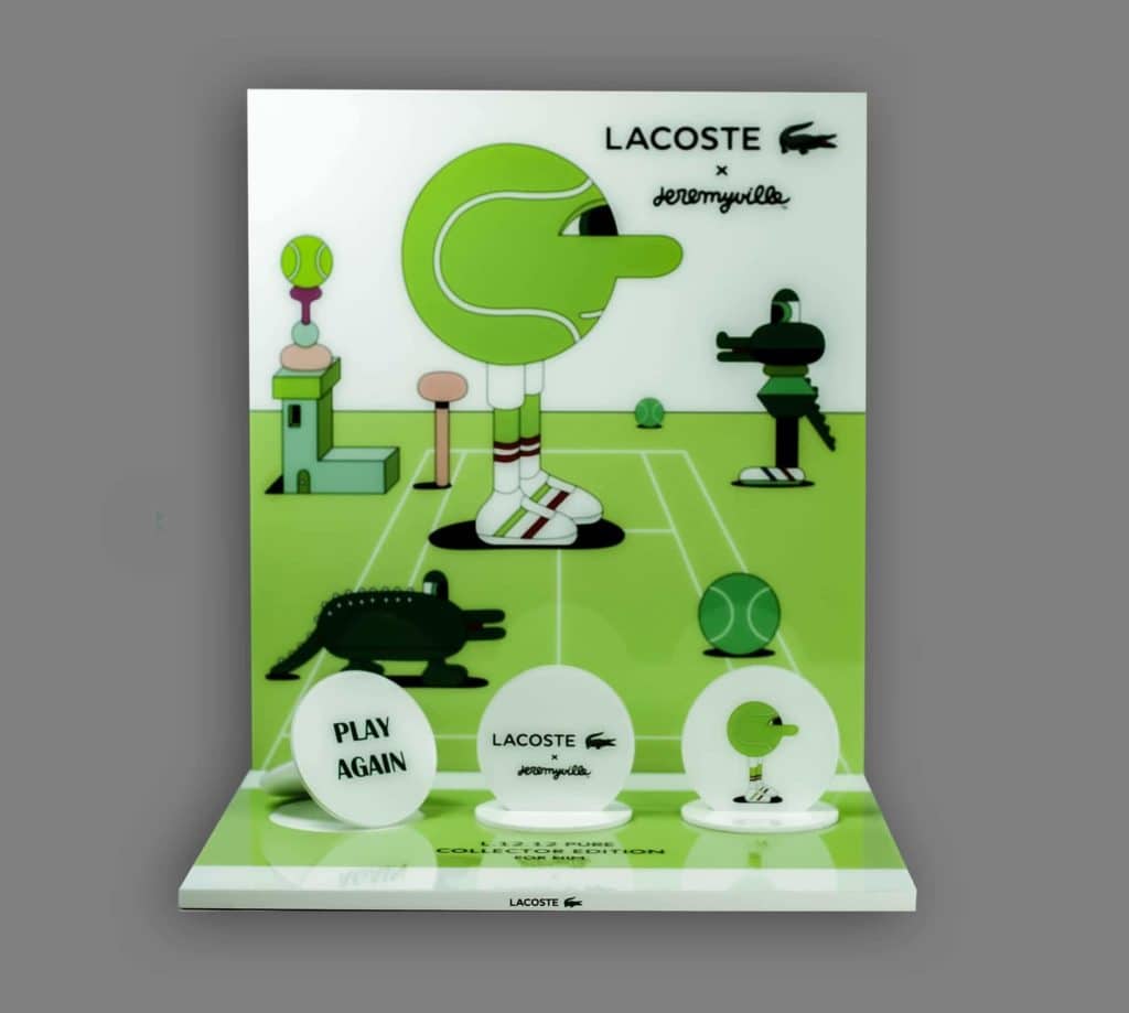 Lacoste x Jeremyville Retail Dsiplay