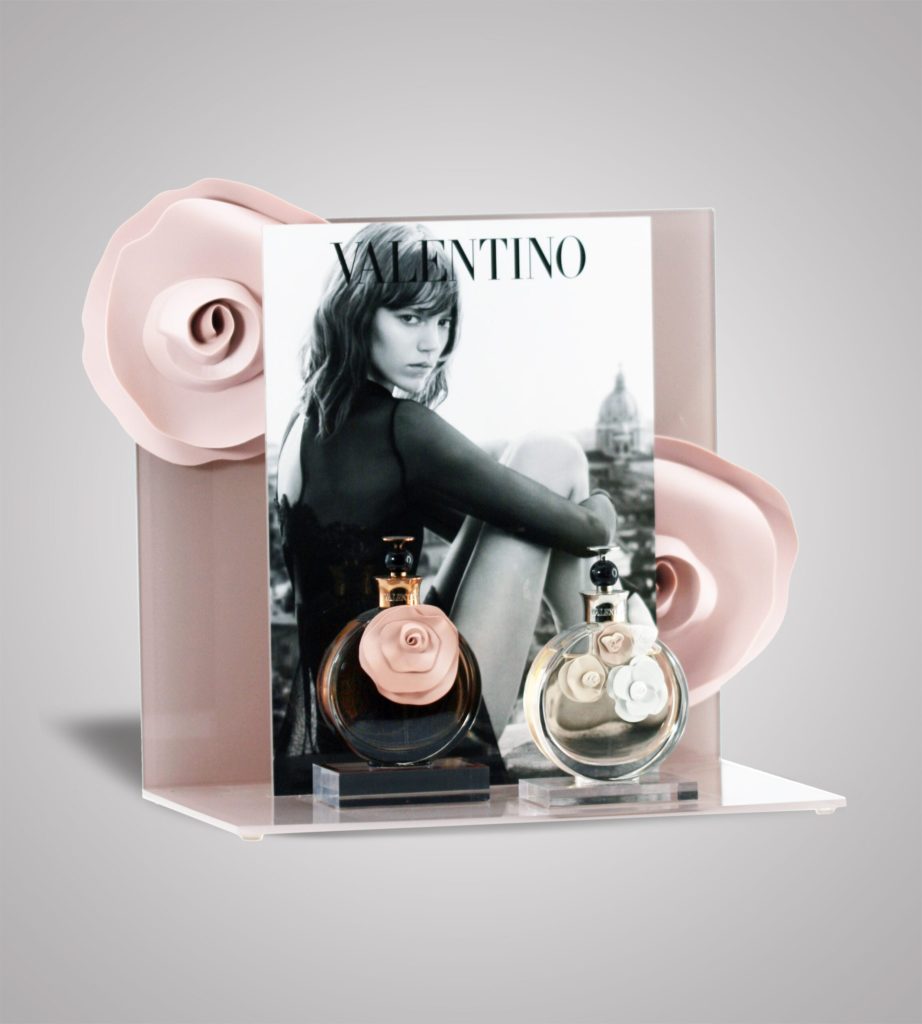 Valentino Acrylic Counter Tester Unit Display
