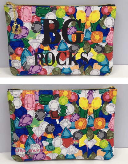 "BG Rocks" bag